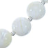 Native American Navajo Mother of Pearl Bead Sterling Silver Necklace AX124671